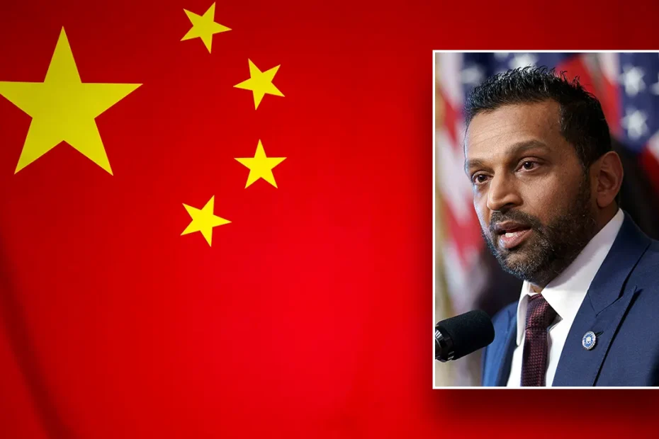 FBI head Kash Patel prioritizing eradicating Chinese influence on US soil